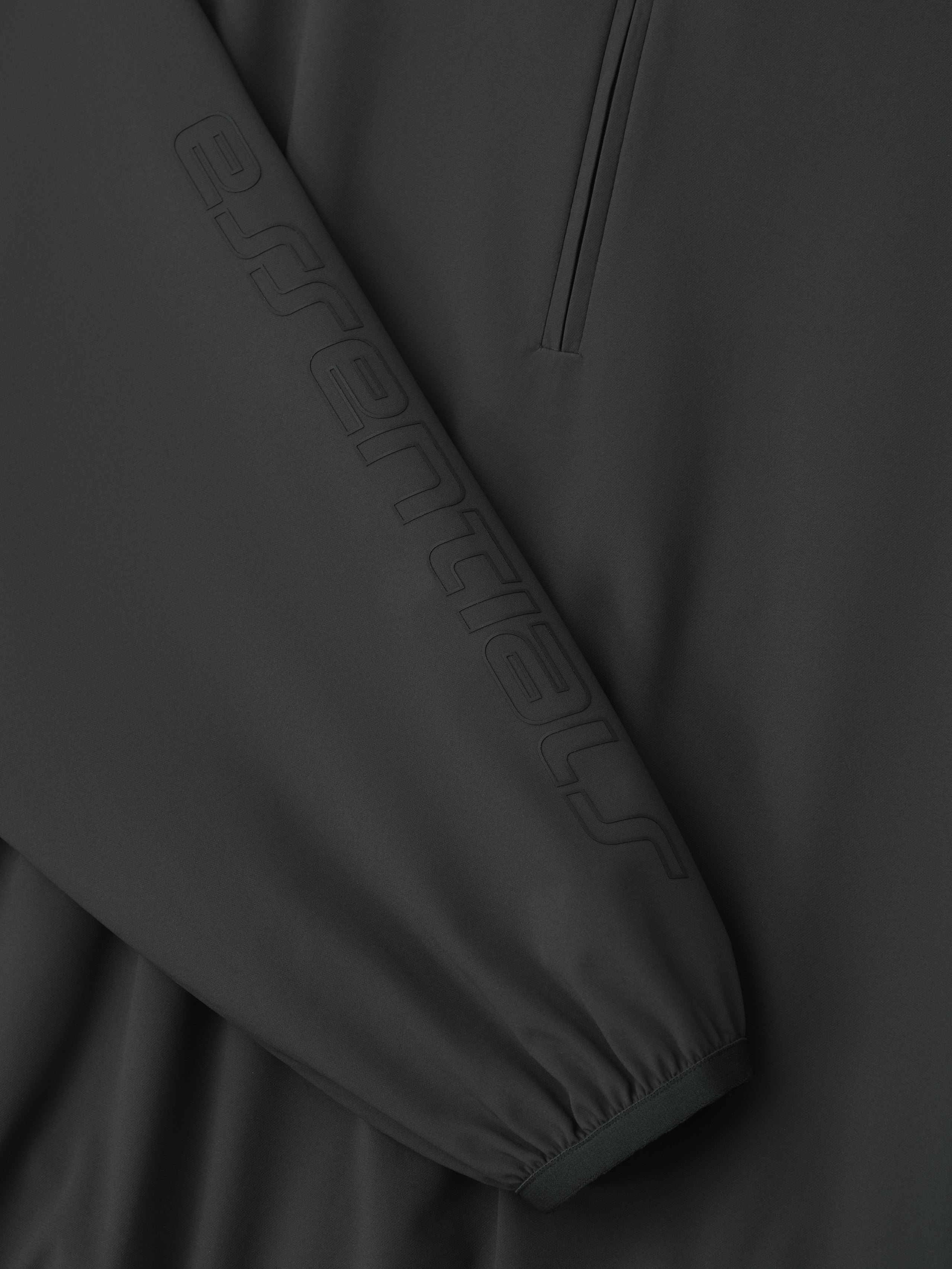 Womens Nylon Half Zip Track Jacket